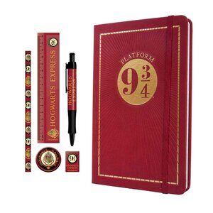 Harry Potter Platform 9 3/4 Travel Journal and Stationary Set